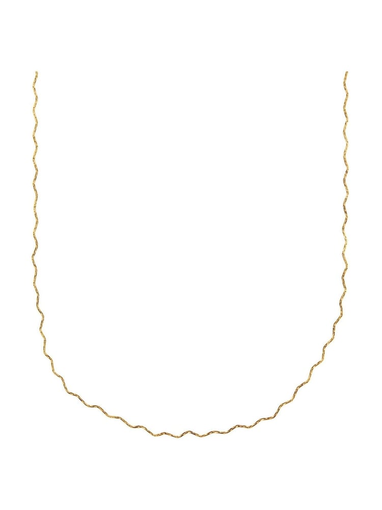 Orelia London Fine Wave Chain Necklace - Image 2 of 3