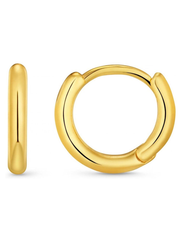 Orelia London Mini Micro Hoop Earrings - Image 1 of 3