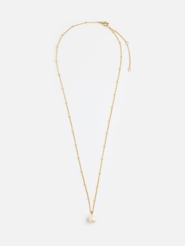 Orelia London Pearl Satellite Necklace - Image 3 of 3