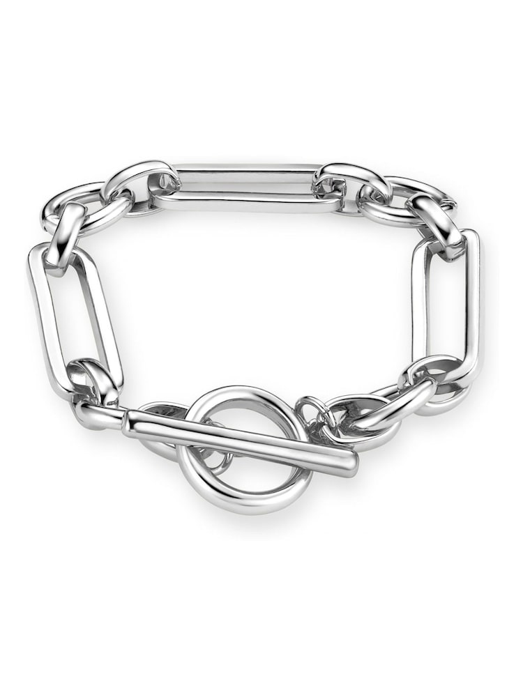 Orelia London Rectangular Link T-Bar Bracelet - Image 1 of 2