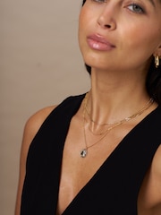 Orelia London Multi Row Coin Necklace - Image 5 of 5