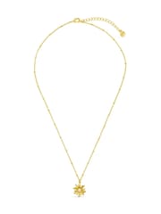 Orelia London Gold Tone Crystal Daisy Charm Necklace - Image 1 of 4