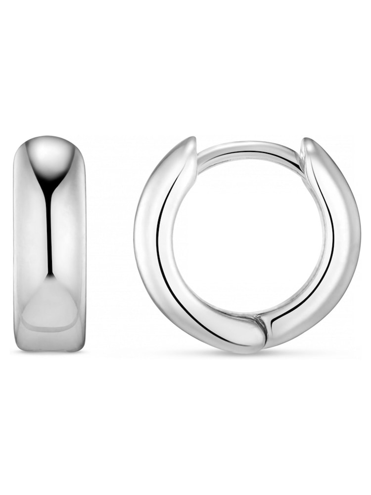 Orelia London Mini Domed Huggie Hoop Earrings - Image 1 of 2 Orelia London Mini Domed Huggie Hoop Earrings - Image 1 of 2