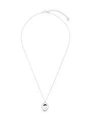 Orelia London Polished Organic Oval Charm Necklace - Image 1 of 3