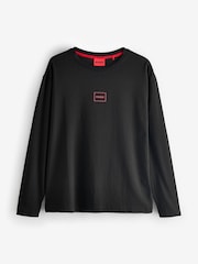 HUGO Logo Print Stretch Cotton Relaxed Fit T-Shirt - Bild 1 von 4