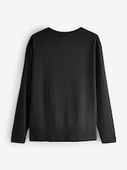 HUGO Logo Print Stretch Cotton Relaxed Fit T-Shirt - Bild 2 von 4
