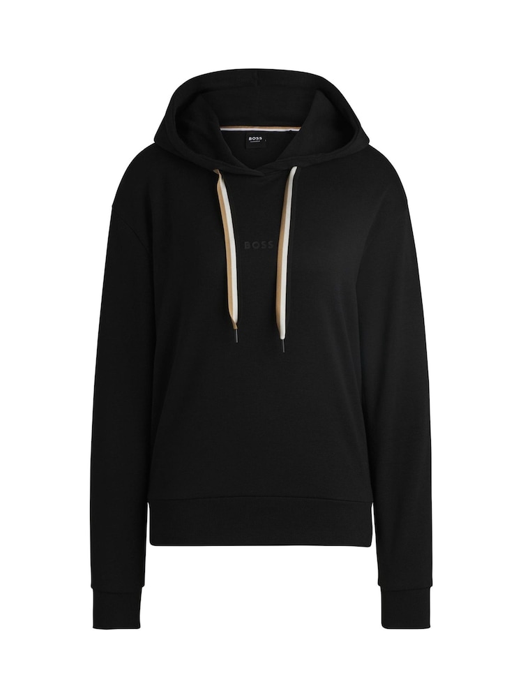 BOSS Black Signature Stripe Detail Logo Print Hoodie - Image 5 of 5 BOSS Black Signature Stripe Detail Logo Print Hoodie - Image 5 of 5