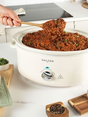 Salter Cream Retro 6.5L Slow Cooker - Image 4 of 6