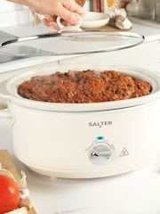 Salter Cream Retro 6.5L Slow Cooker - Image 5 of 6