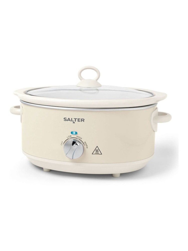 Salter Cream Retro 6.5L Slow Cooker - Image 6 of 6