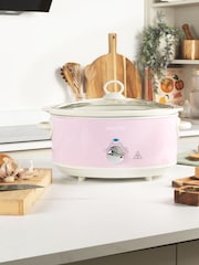 Salter Pink Retro 6.5L Slow Cooker - Image 1 of 6
