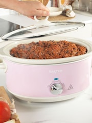 Salter Pink Retro 6.5L Slow Cooker - Image 3 of 6