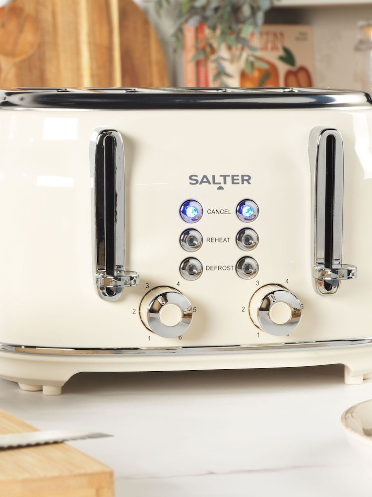 Salter Cream Retro Toaster - Image 2 of 5