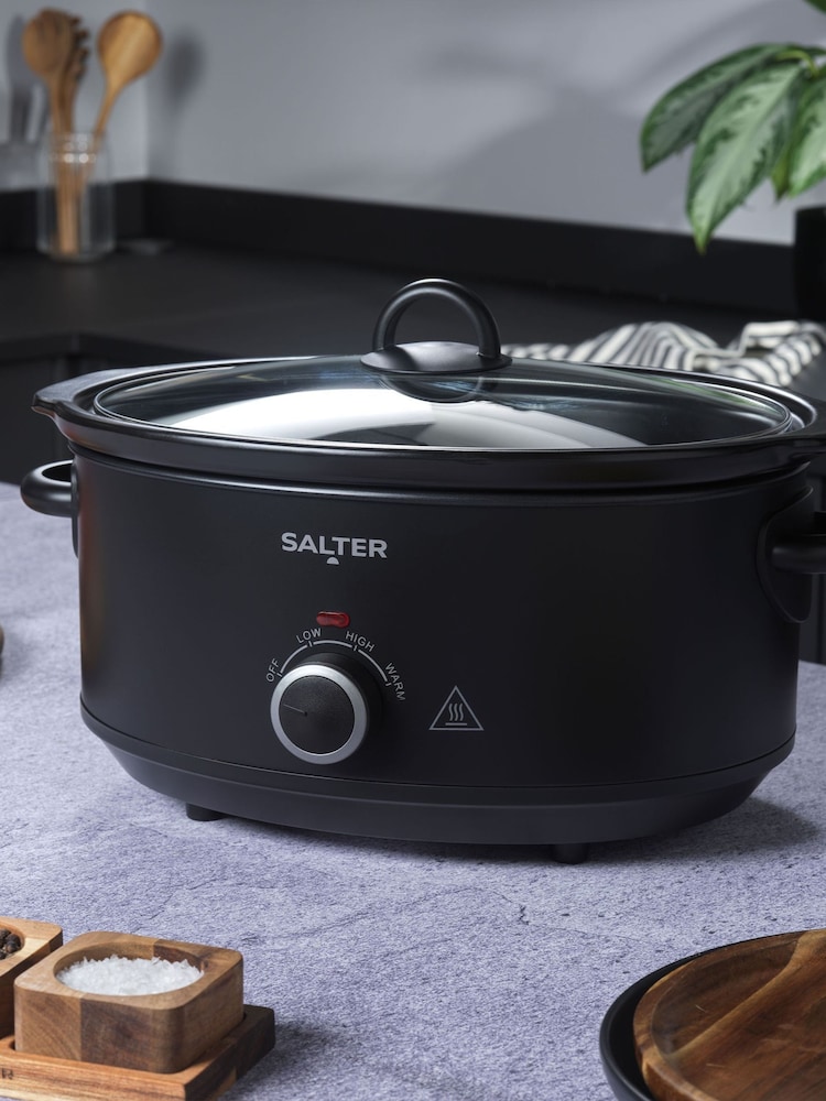 Salter Black Kuro 6.5L Slow Cooker - Image 1 of 6