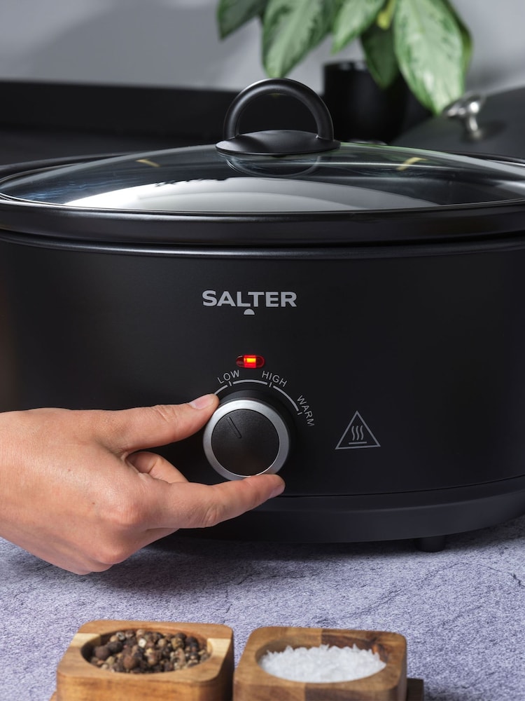 Salter Black Kuro 6.5L Slow Cooker - Image 2 of 6