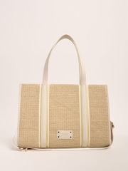 Сумка-тоут Lipsy Large Raffia Structured - Image 1 of 6