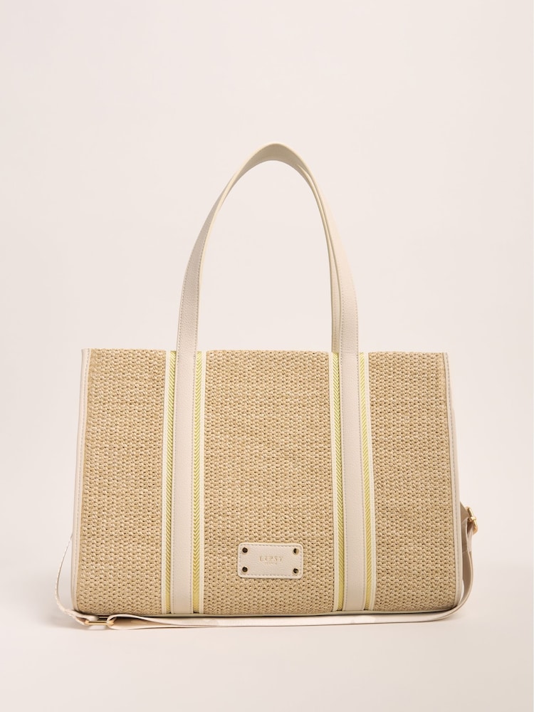 Сумка-тоут Lipsy Large Raffia Structured - Image 1 of 6