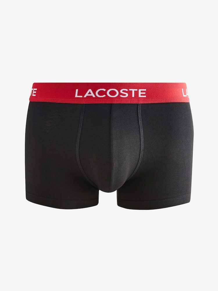 Lacoste Multicolour Logo Tape Boxer 5 Pack - Image 2 of 7