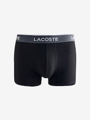 Lacoste Logo Multi Black Boxers 3 Pack - Image 2 of 5