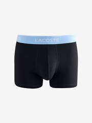 Lacoste Logo Multi Black Boxers 3 Pack - Image 3 of 5