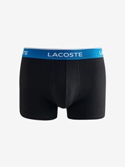 Lacoste Logo Multi Black Boxers 3 Pack - Image 4 of 5