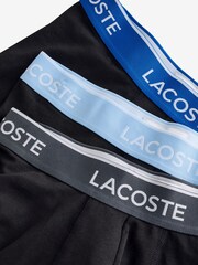 Lacoste Logo Multi Black Boxers 3 Pack - Image 5 of 5