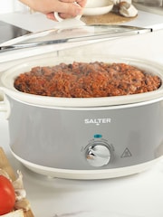 Salter Grey Retro 6.5L Slow Cooker - Image 2 of 6