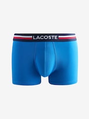 Lacoste Blue Logo Boxers 3 Pack - Image 3 of 5