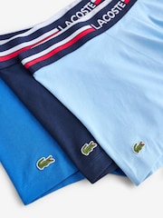 Lacoste Blue Logo Boxers 3 Pack - Image 5 of 5