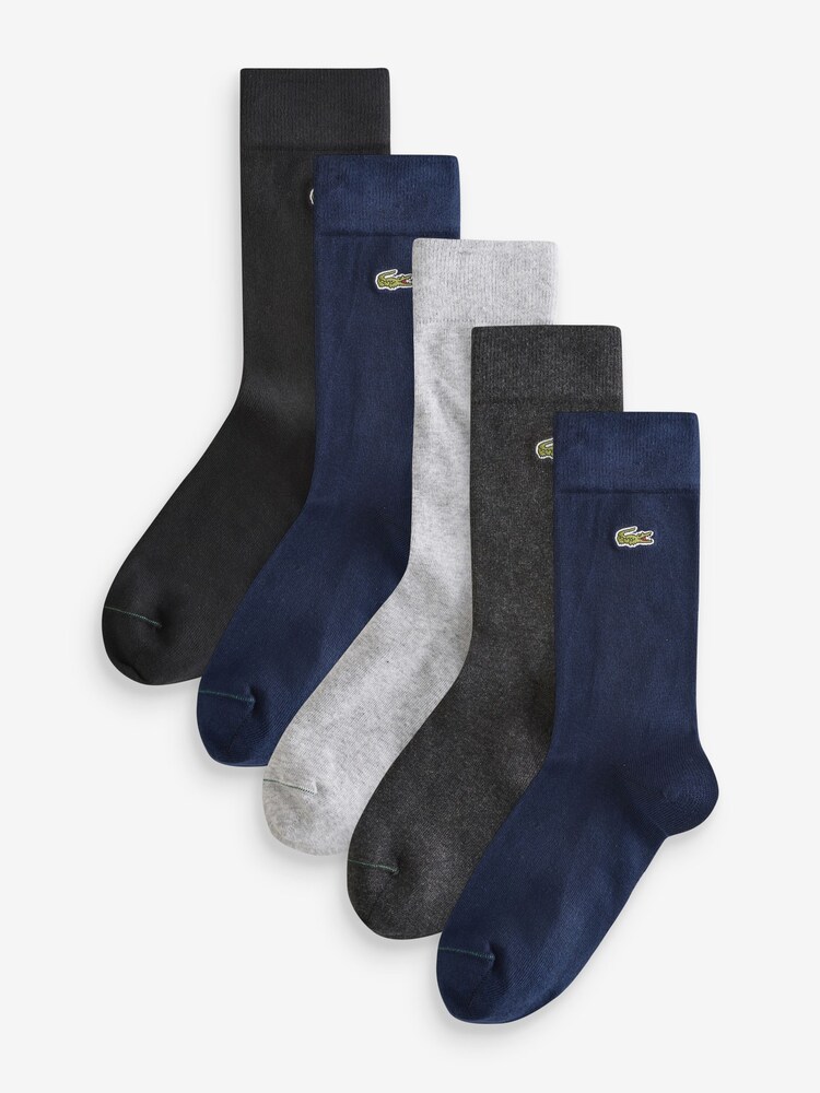 Lacoste Logo Socks 5 Pack - Image 1 of 1
