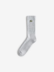 Lacoste Black/White Logo Socks 3 Pack - Image 2 of 5