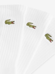 Lacoste White Socks 3 Pack - Image 5 of 5