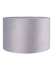 Pacific Lifestyle Grey Rene Velvet Cylinder Shade - Image 3 of 5