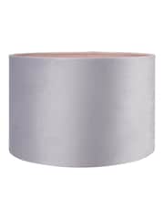 Pacific Lifestyle Grey Rene Velvet Cylinder Shade - Image 4 of 5