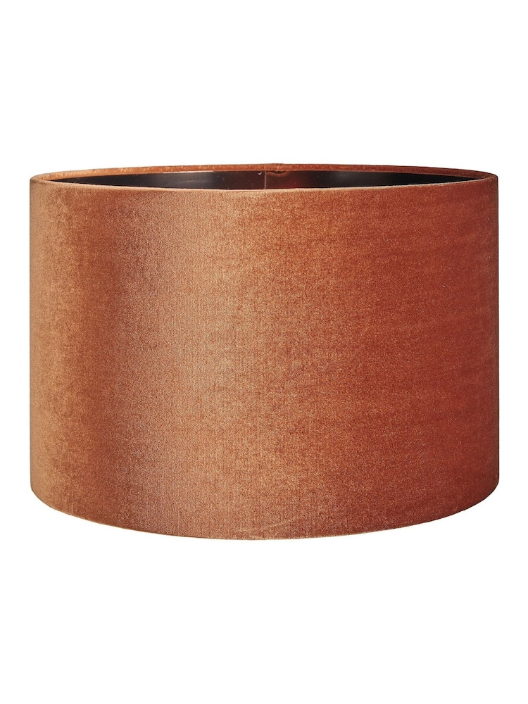 Pacific Lifestyle Tobacco Bow Velvet Cylinder Shade - Image 2 of 3