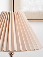 Pacific Lifestyle Natural Amelia Linen Hard Pleat Tapered Shade - Image 2 of 4