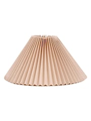 Pacific Lifestyle Natural Amelia Linen Hard Pleat Tapered Shade - Image 3 of 4