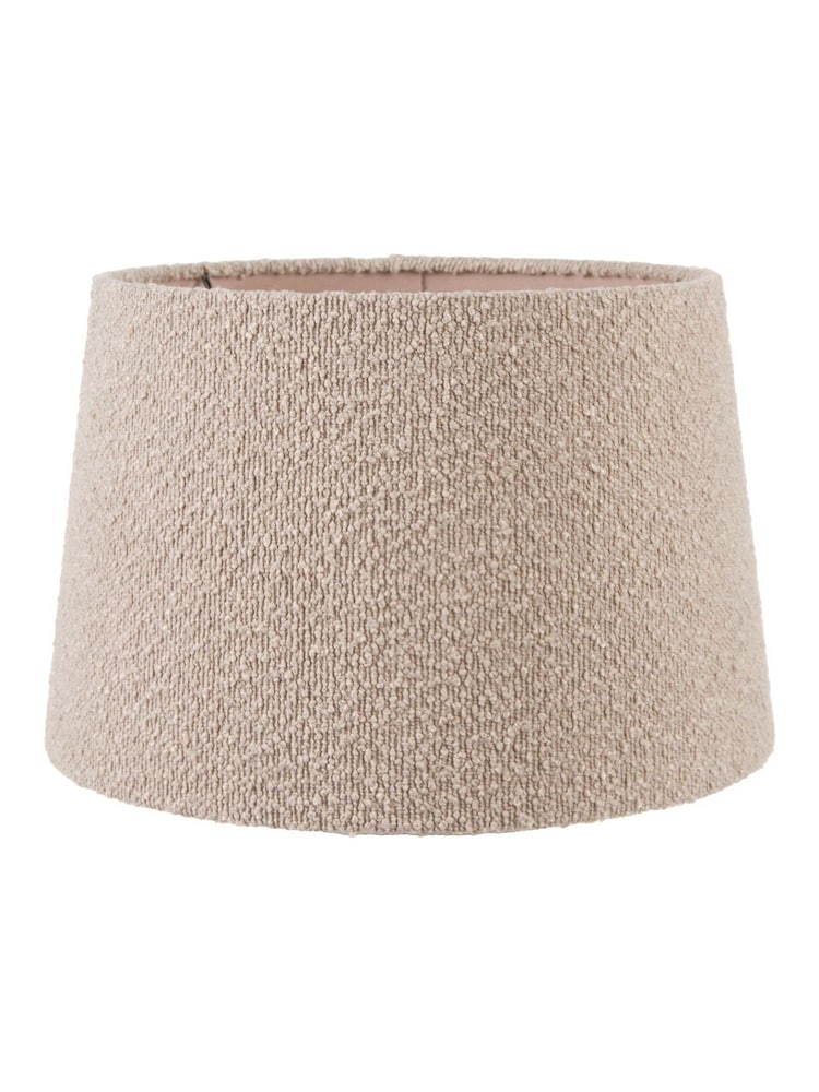 Pacific Lifestyle Taupe Martigues Boucle Tapered Cylinder Shade - Image 1 of 5