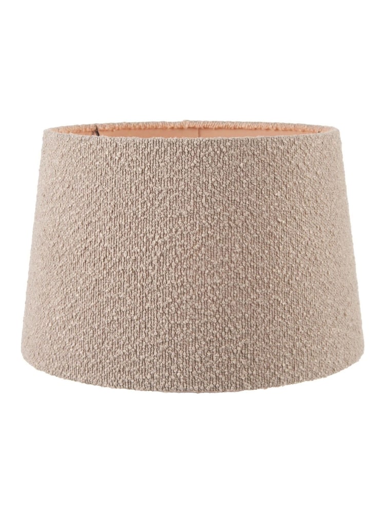 Pacific Lifestyle Taupe Martigues Boucle Tapered Cylinder Shade - Image 2 of 5