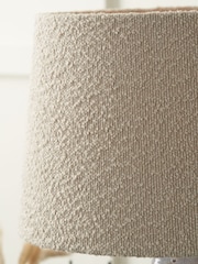 Pacific Lifestyle Taupe Martigues Boucle Tapered Cylinder Shade - Image 3 of 5