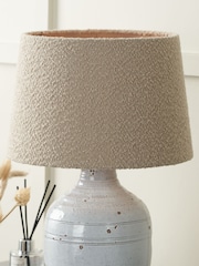 Pacific Lifestyle Taupe Martigues Boucle Tapered Cylinder Shade - Image 4 of 5