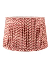 Pacific Lifestyle Red Vienna Chevron Mushroom Pleat Shade - Image 1 of 5