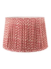 Pacific Lifestyle Red Vienna Chevron Mushroom Pleat Shade - Image 2 of 5