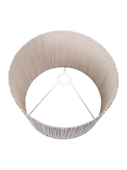 Pacific Lifestyle Navy Blue Vienna Chevron Mushroom Pleat Shade - Image 3 of 5