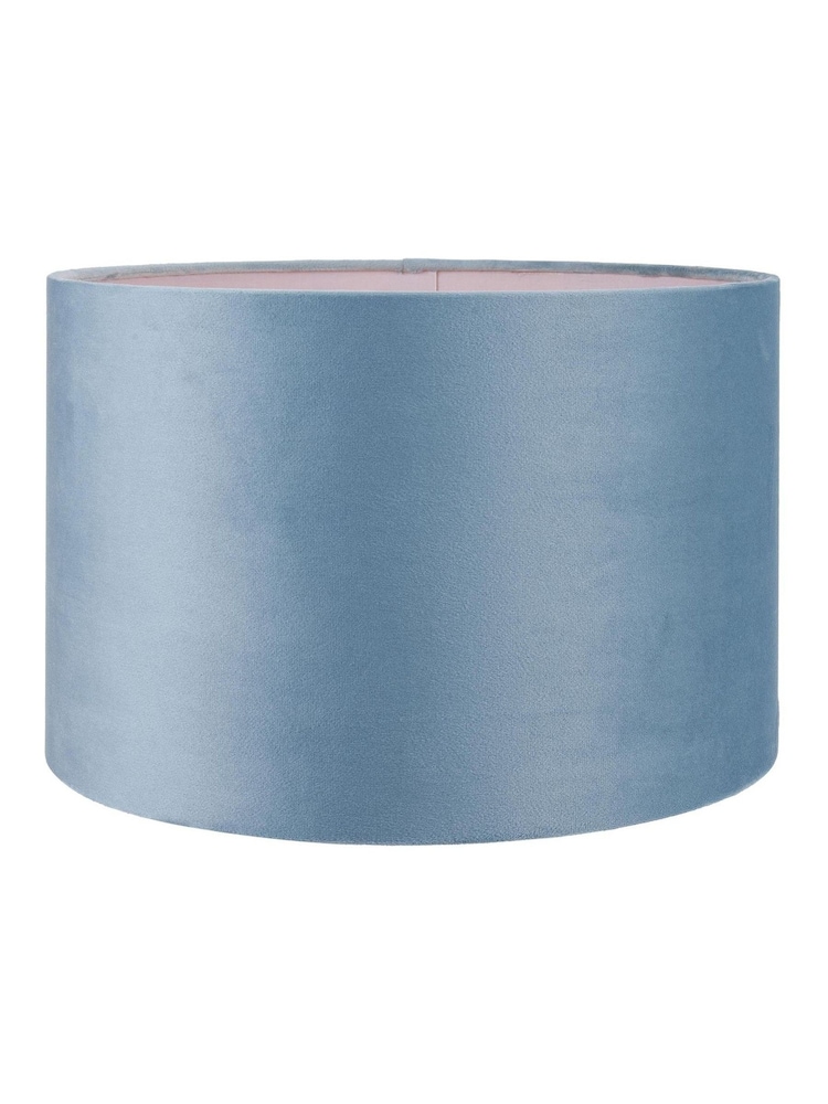 Pacific Lifestyle Duck Egg Rene Velvet Cylinder Shade - Image 1 of 4