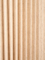 Pacific Lifestyle Natural Callista Linen Hard Pleat Shade - Image 2 of 2