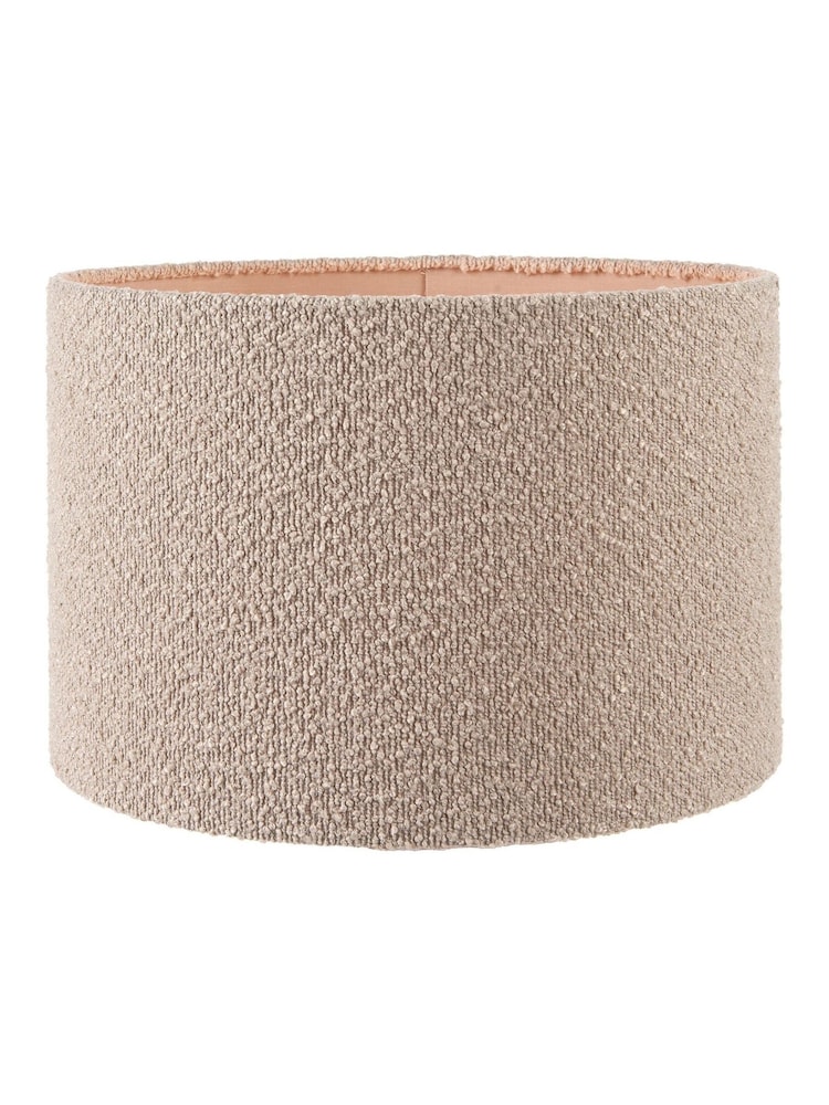 Pacific Lifestyle Taupe Rouen Boucle Cylinder Shade - Image 2 of 3
