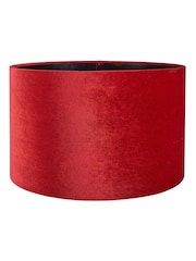 Pacific Lifestyle Red Bow Velvet Cylinder Shade - Image 1 of 3
