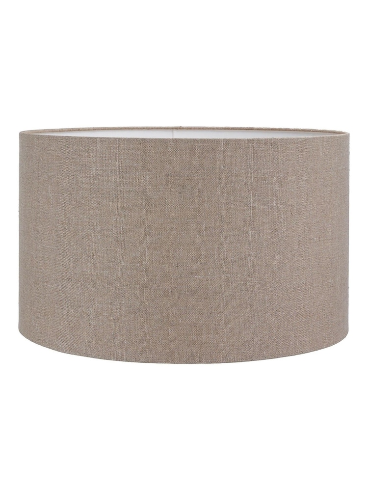 Pacific Lifestyle Natural Edward Linen Cylinder Shade - Image 2 of 3