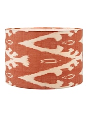 Pacific Lifestyle Cinnamon Izara Ikat Patterned Mushroom Pleat Tapered Shade - Image 1 of 2